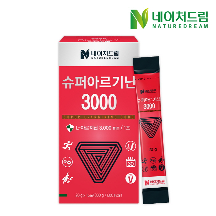 [네이처드림]슈퍼 아르기닌 3000 20g 15포
